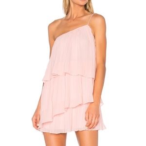 NBD Revolve Blush Girlfriend Material Mini Dress